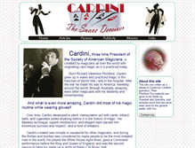 Tablet Screenshot of cardini.tv